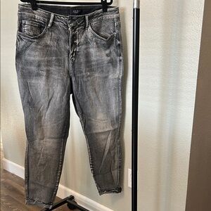 Judy Blue Black Ankle Cropped Jeans